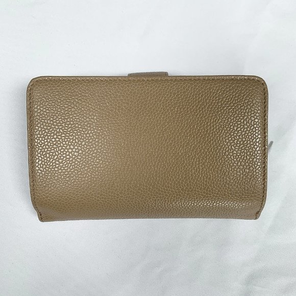 Chanel L-zip CC Leather Pocket Wallet Dark Beige NWT - Picture 11 of 16